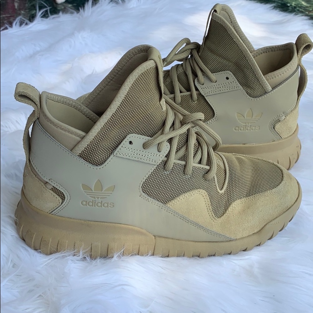 Adidas Tubular X Hemp Tan Shoes Mens 9